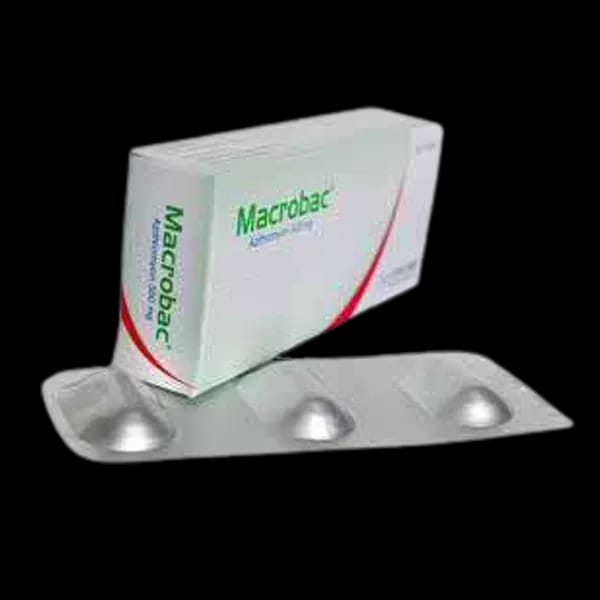 Tablet Macrobac 500mg (12pcs) (Azithromycin Concord)